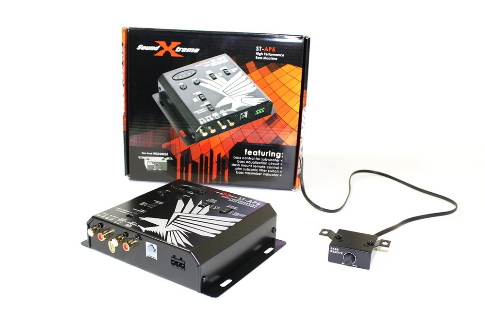 XtremeVision Digital Bass Machine Processor Remote Control Equalizer 5.2x3.9Inch