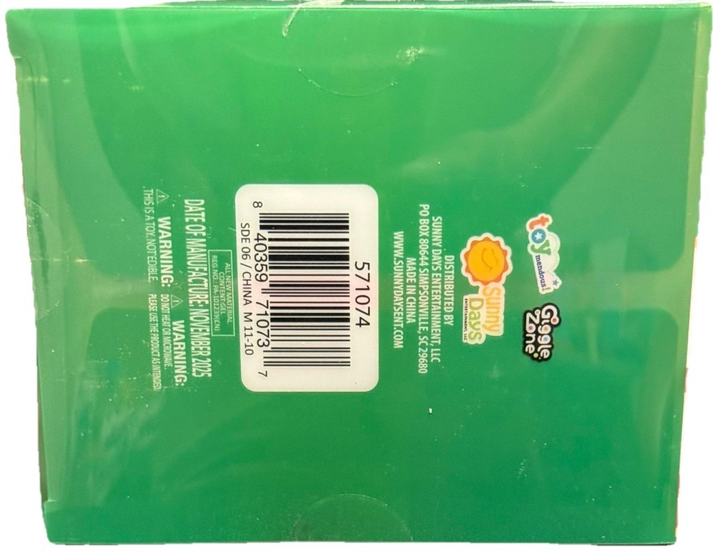 Jumbo Squeezy Speckled Peachy Squishy Toy, SAME DAY SHIP