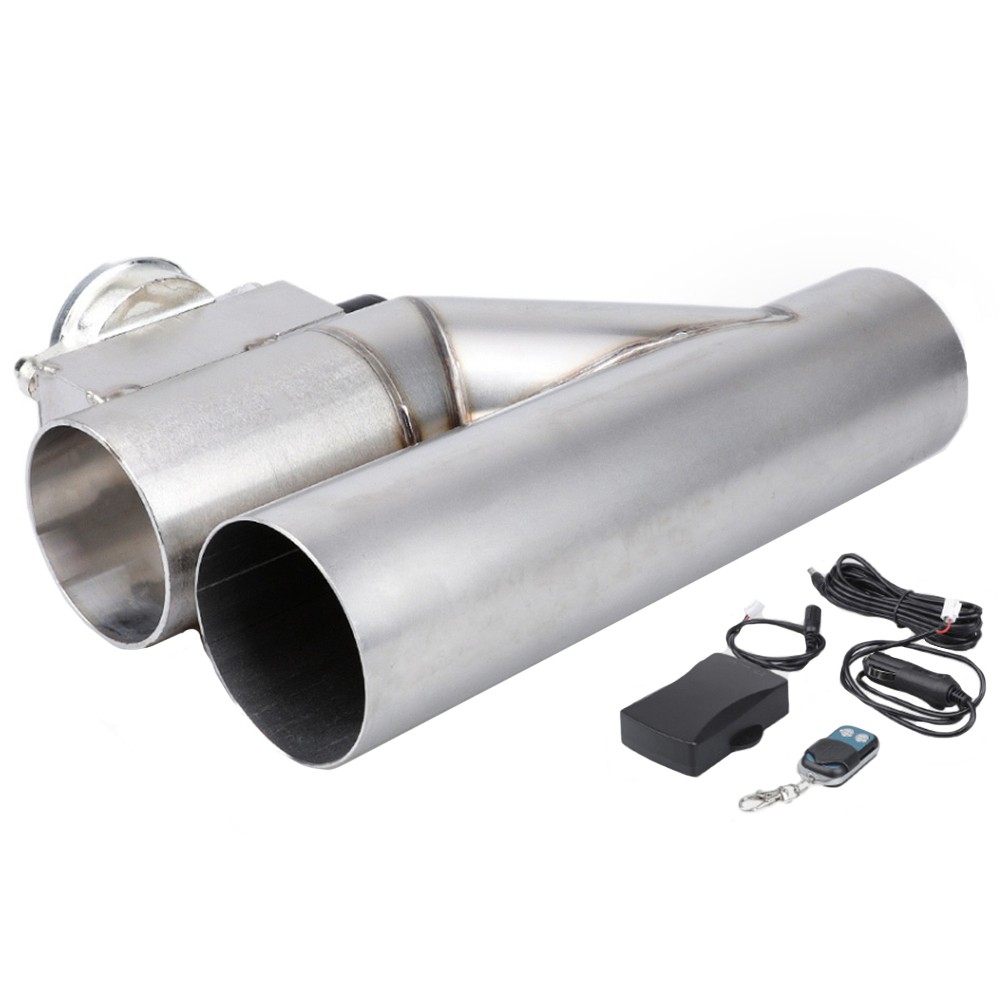 2.5" Stainless E-Exhaust Valve w/Remote for Downpipe Y-Pipe