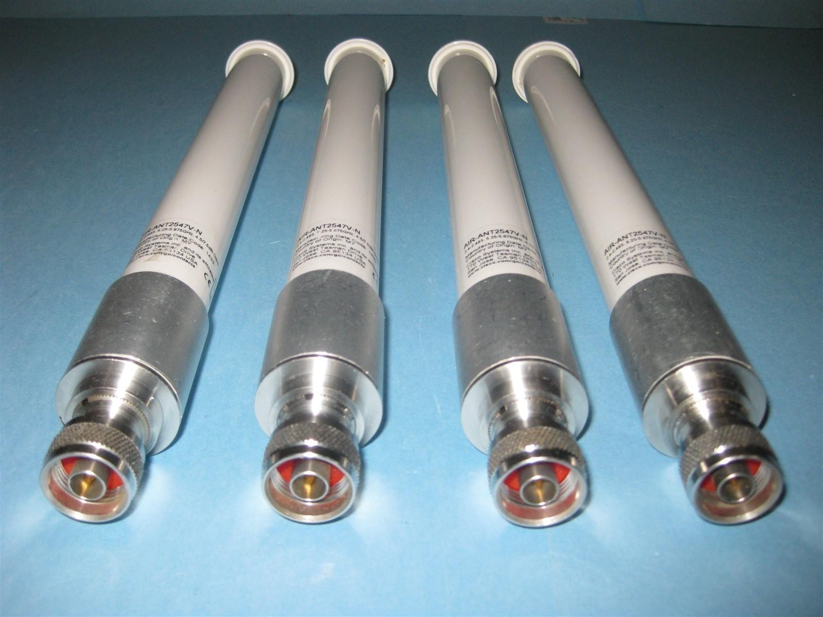 Cisco AIR-ANT2547V-N White Omni Antenna Kit 1530 1560 1570 Series Lot of 4
