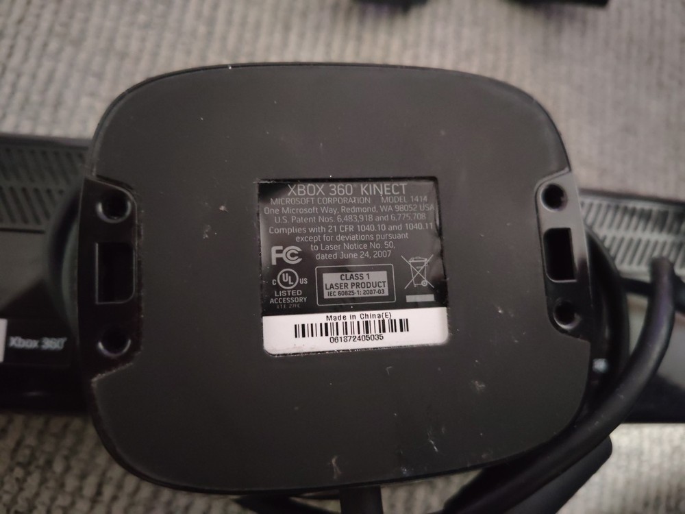Official Microsoft Xbox 360 Kinect Motion Sensor Bar Model 1414