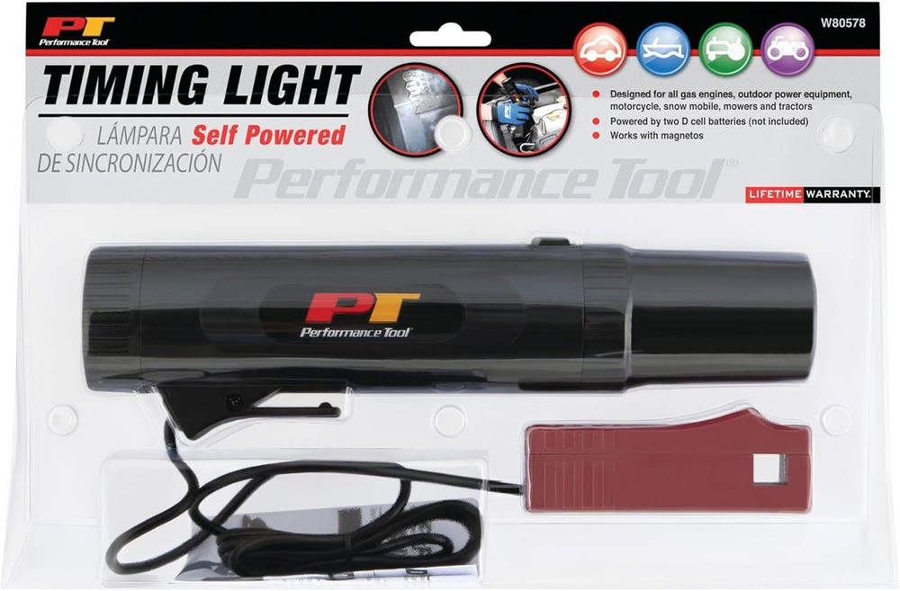 Versatile Self-Powered Timing Light for Mechanics and DIY with Inductive Pick-Up