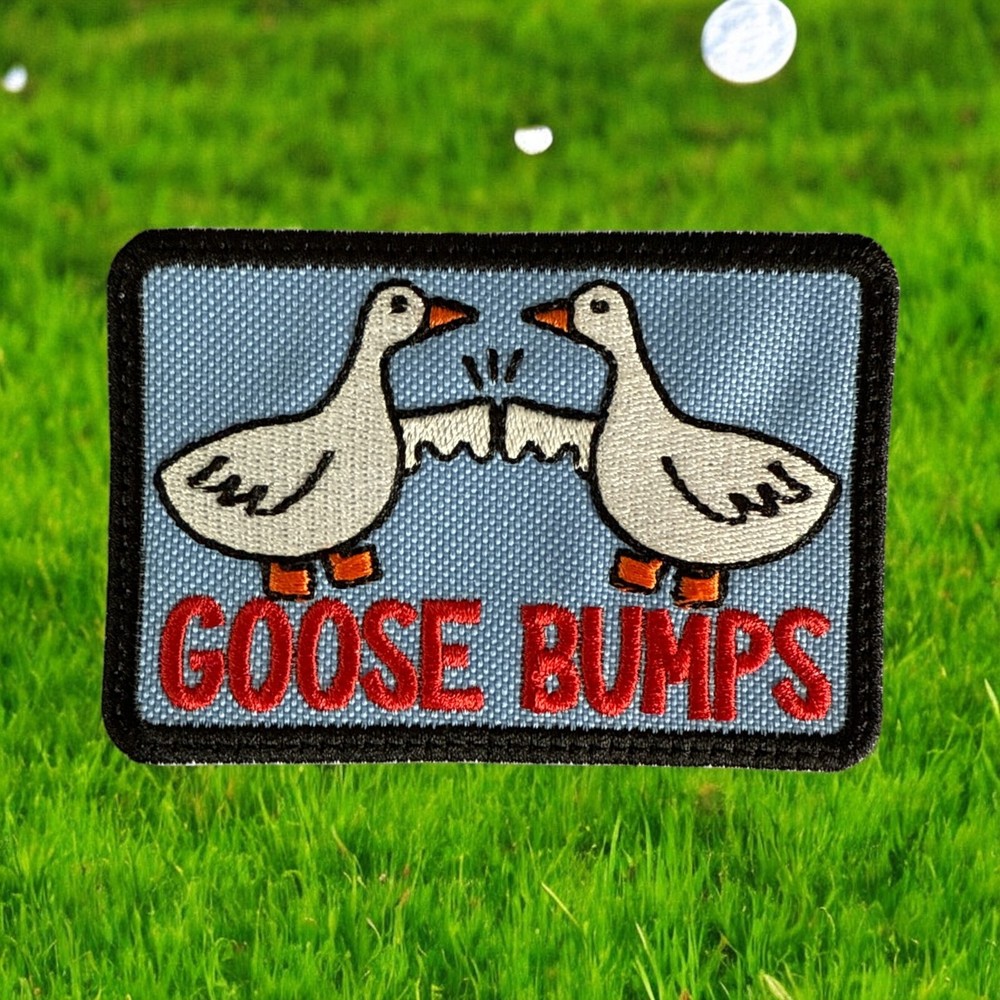 Goose Bumps Embroidery Patch Multi Sizes