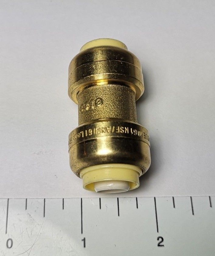 20 Pieces 1/2" Push Fit Coupling with 1 Free Disconnect Clip
