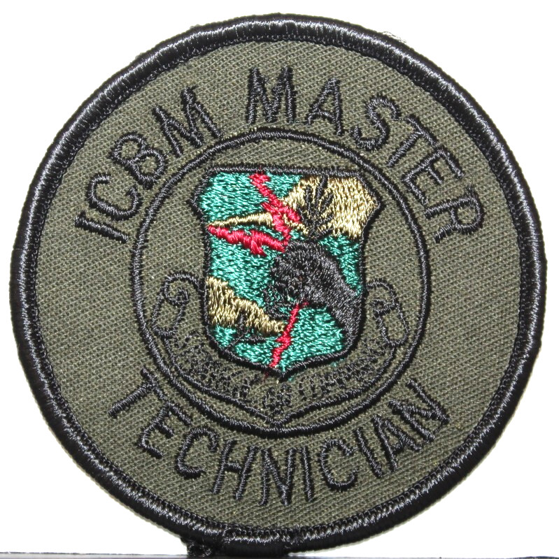 USAF Strategic Air Command SAC ICBM Master Technician Subdued Patch
