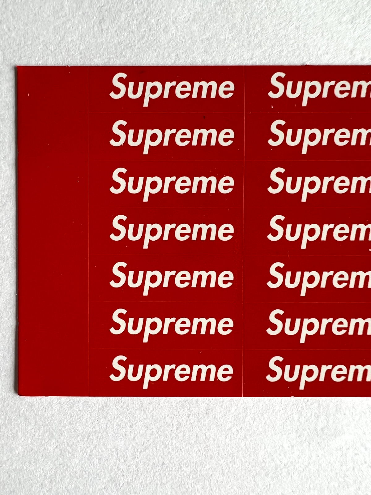 Supreme Mini Box Logo Sticker Sheet 100% Authentic SS24 Season