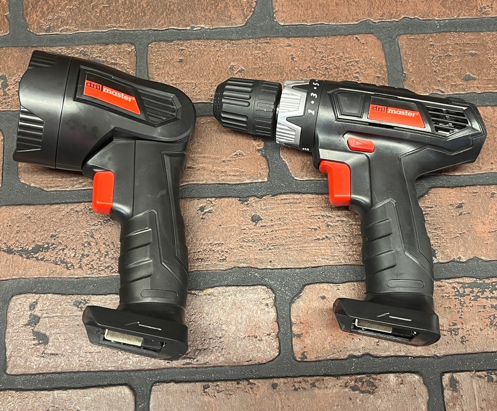 Drill Master 62872 18V Flashlight Work Light and 18V Drill Combo Bare Tool