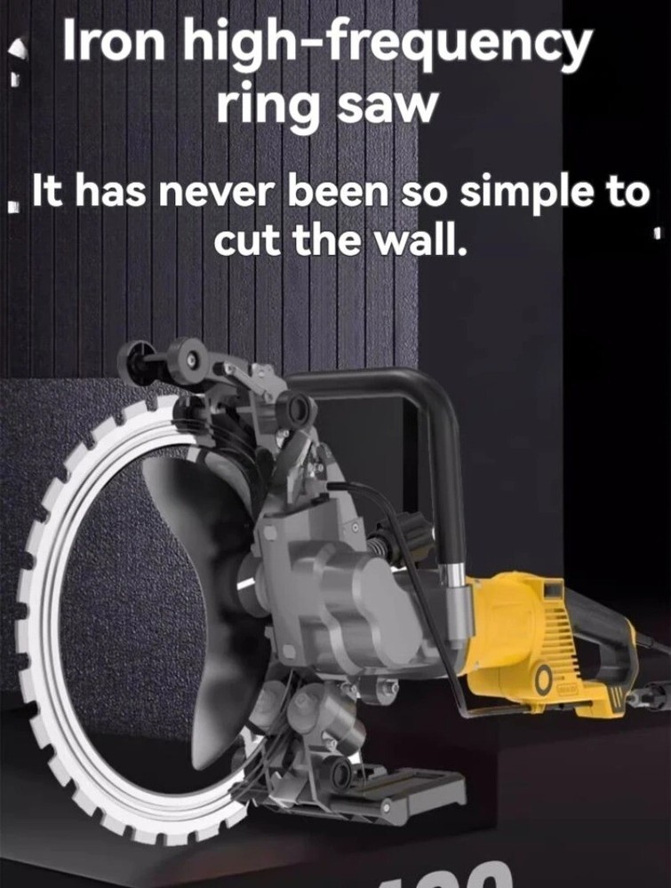 5000W High Frequency Electric Concrete Wall Cutting Machine Ring Type High Power