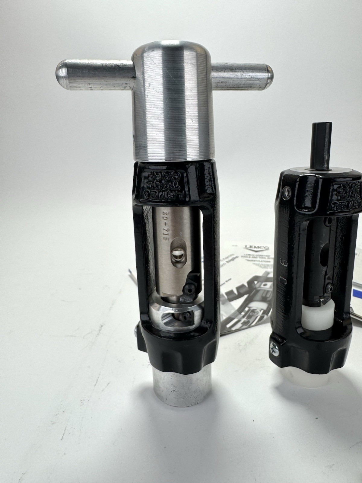 Lemco QX-715 & X-500A Cable Stripping Tool Set w/ Handle Keys Paperwork