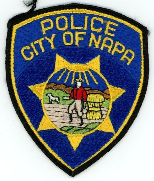 CALIFORNIA CA NAPA POLICE NICE SHOULDER PATCH SHERIFF