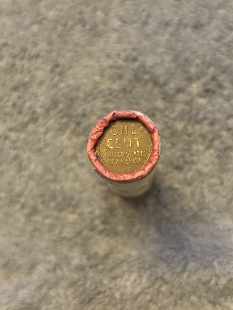 Wheat Lincoln Cent Penny Roll, possible errors/rares! OBW SEE DESCRIPTION