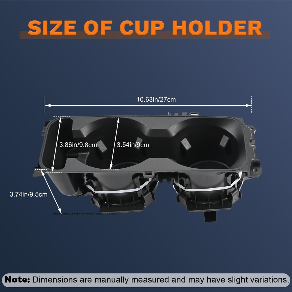Center Console Cup Holder Compatible with Ford Explorer 2020-2025 Replace LB5...