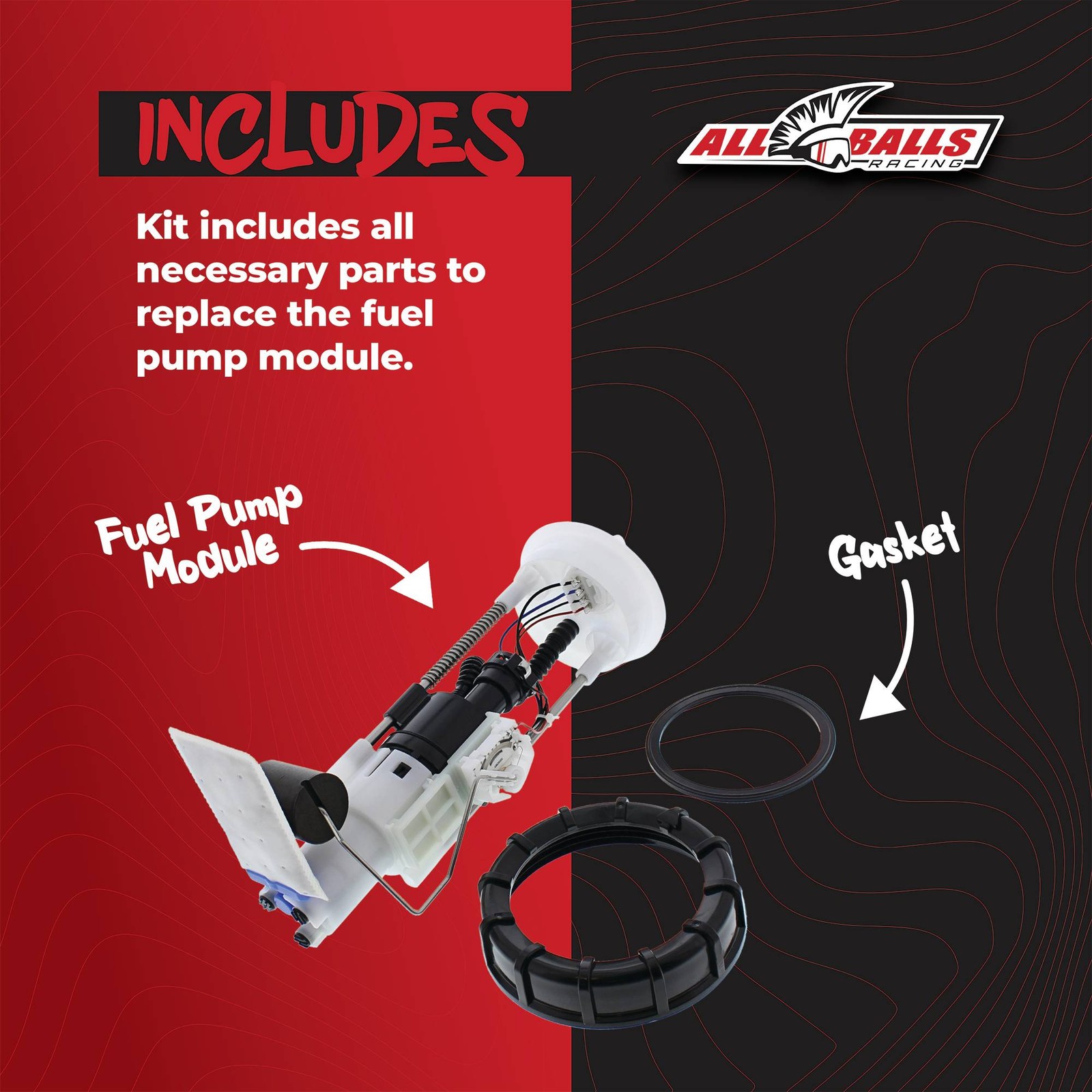 All Balls Fuel Pump Module (47-1011) For Polaris RZR 4 800 RZR S 800 11 12 13