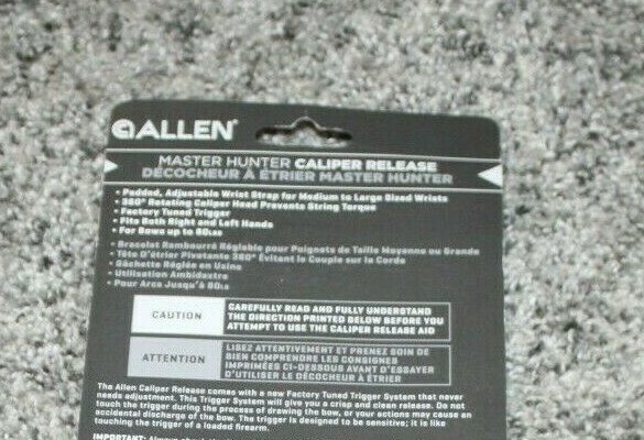 Allen Master Caliper Release M/L , 360 DEGREE ROTATING HEAD