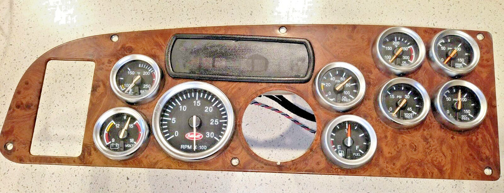 2002 Peterbilt 387 speedometer panel 17-05005M002