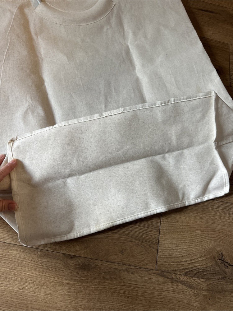 Canvas laundry bag with handles