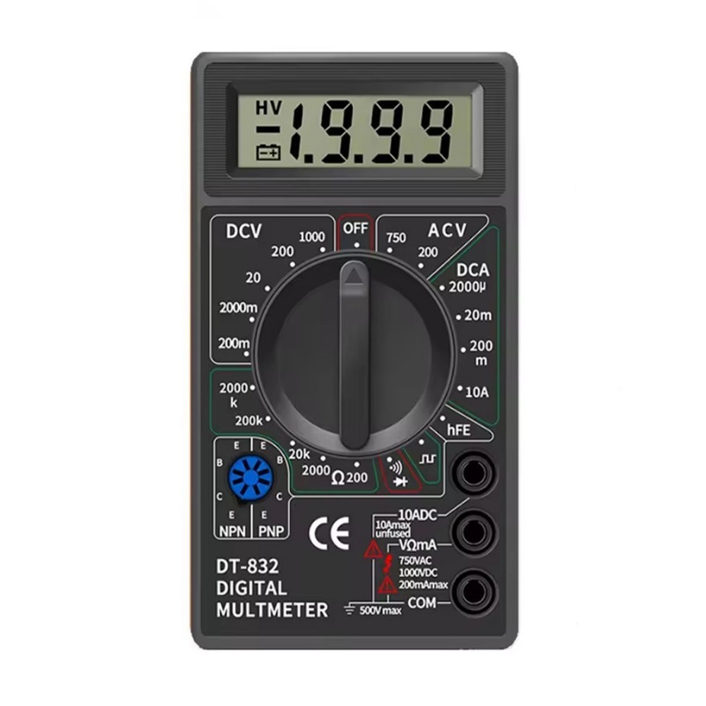 Digital Multimeter Home Use Professional Use Compact Size DC AC Voltage Tests