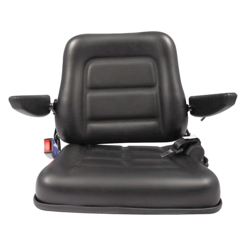 w/ Armrest Universal Tractor Seat For Forklift Excavator Skid Loader