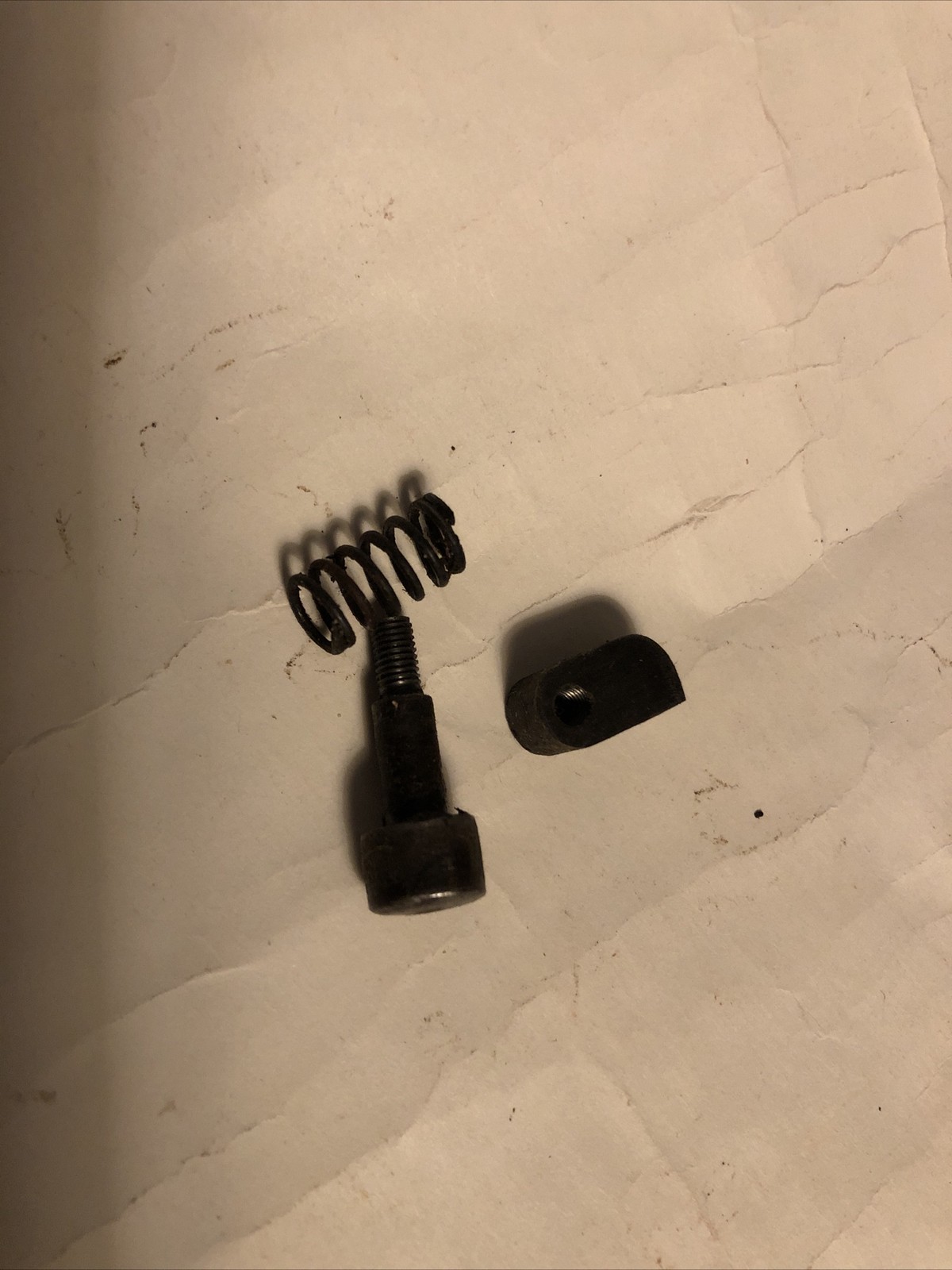 WW2 Japanese bayonet CATCH & Button Toyoda Jidoshoki SEISAKUSHO WWII Japan Part