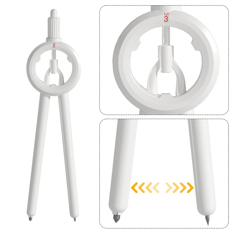 Digital Display Drawing Compass Student Measuring Tool Multifunctional Creative