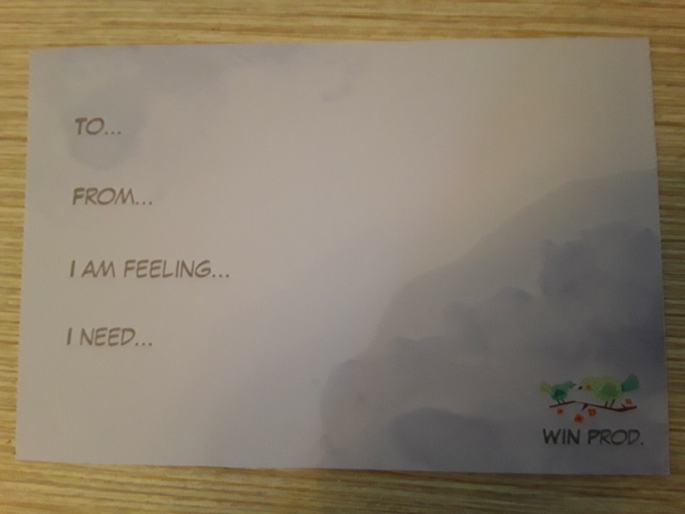 WHAT I NEED-SELF EXPRESSION CARDS- SELF HELP