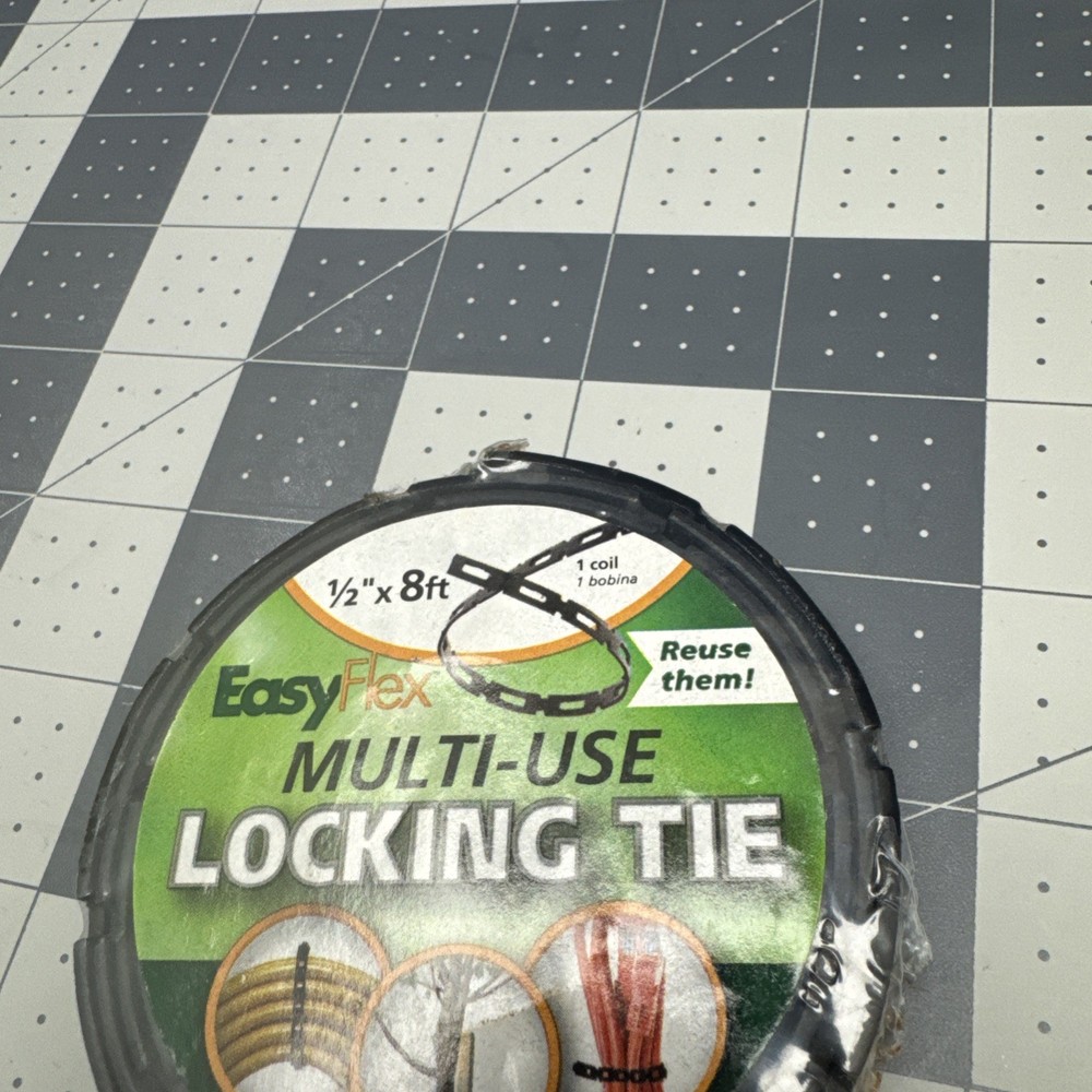 Multi- Use EasyFlex Multi Use Self Locking Ties 1/2" x 8 ft Reusable