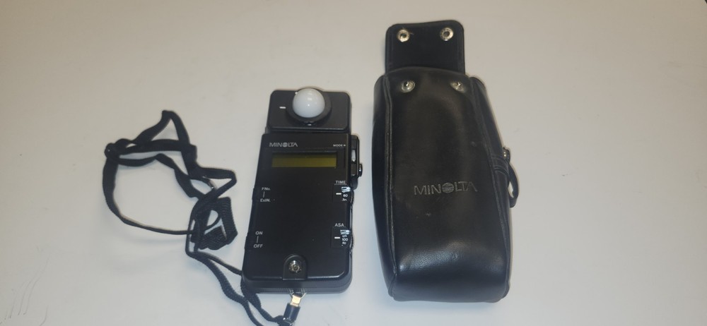 Minolta Flash Meter III light meter + CASE - TESTED - WORKS