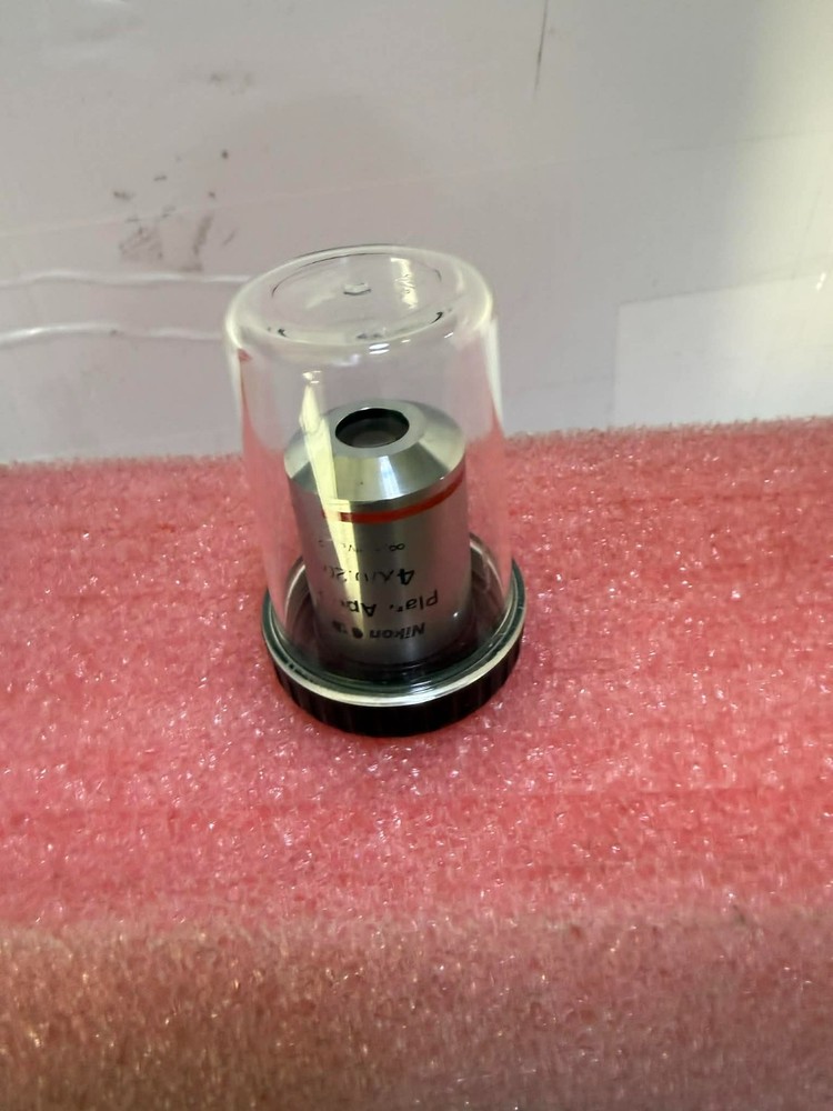 Nikon Microscope Objective Plan Apo Lambda λ 4X/0.20 OFN25 CFI Eclipse ∞/- M25