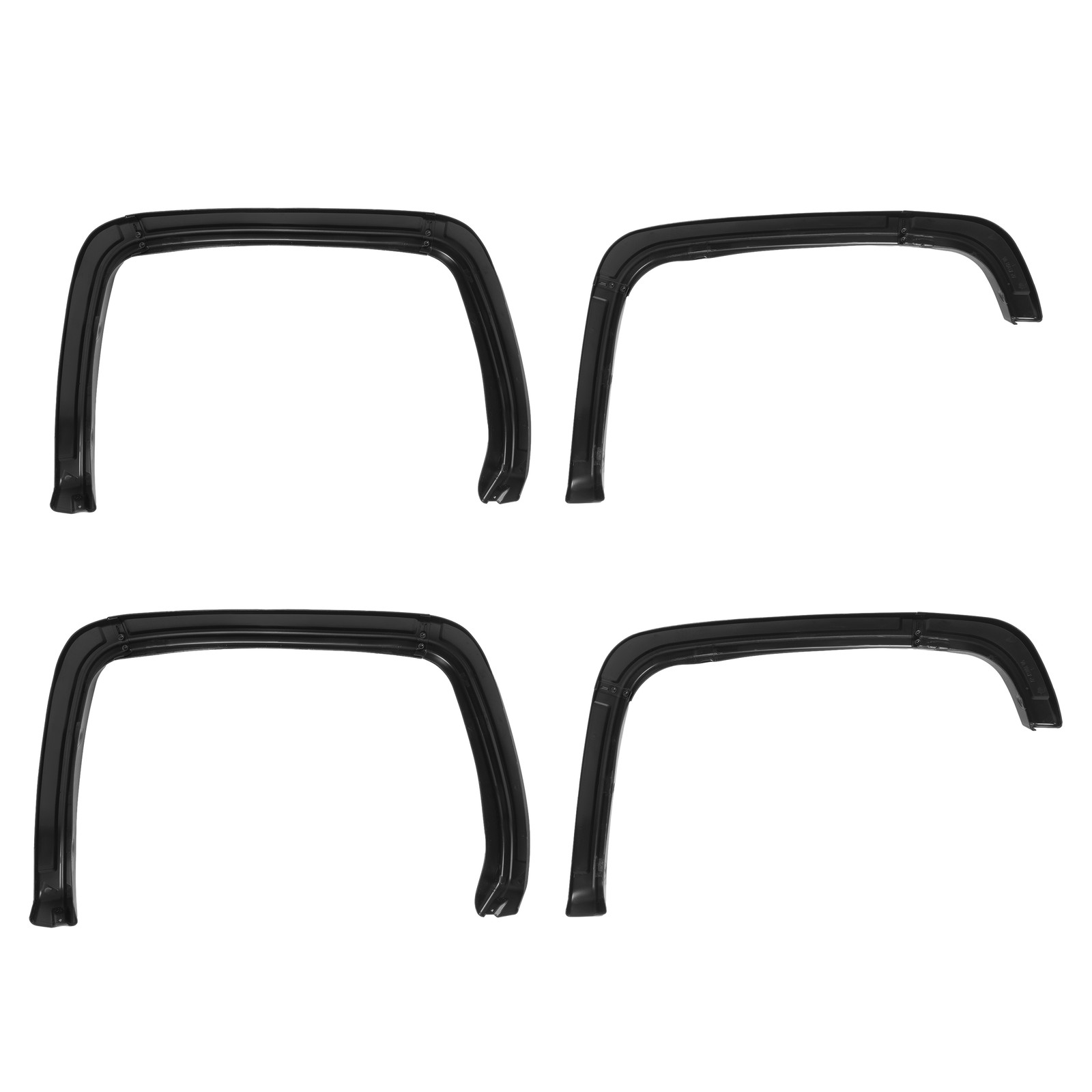 Fender Flare Kit For 2014-2015 GMC Sierra 1500 Textured Plastic Black