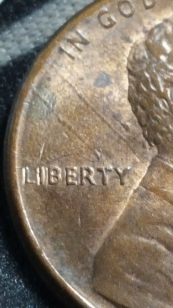 1990-P Lincoln Cent Die Clash Error Cent "Sun Ray's"