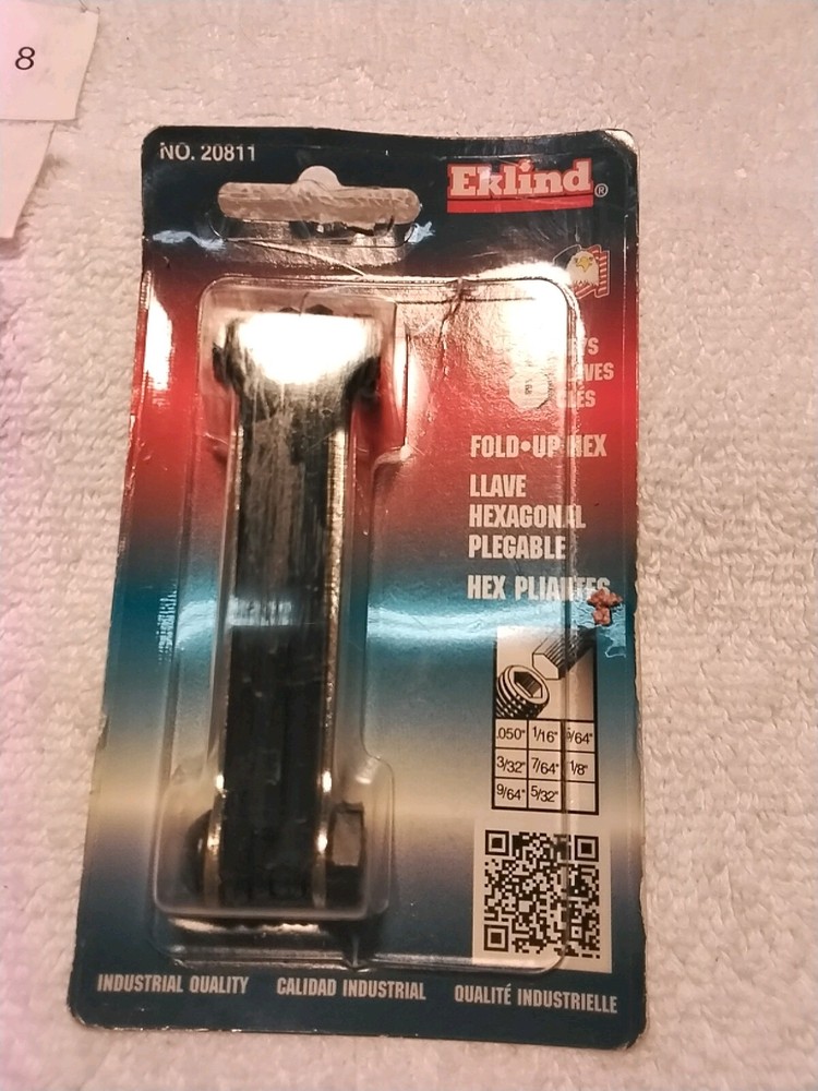 2pc EKLIND 20811-22461 8PC SAE- 6pc TOOl Kit