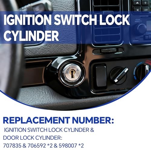 707835 Ignition Switch Lock Cylinder Compatible with 03-06