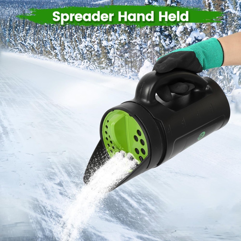 Bacetuao Hand Spreader Shaker, Multiple Adjustable Opening Sizes for black