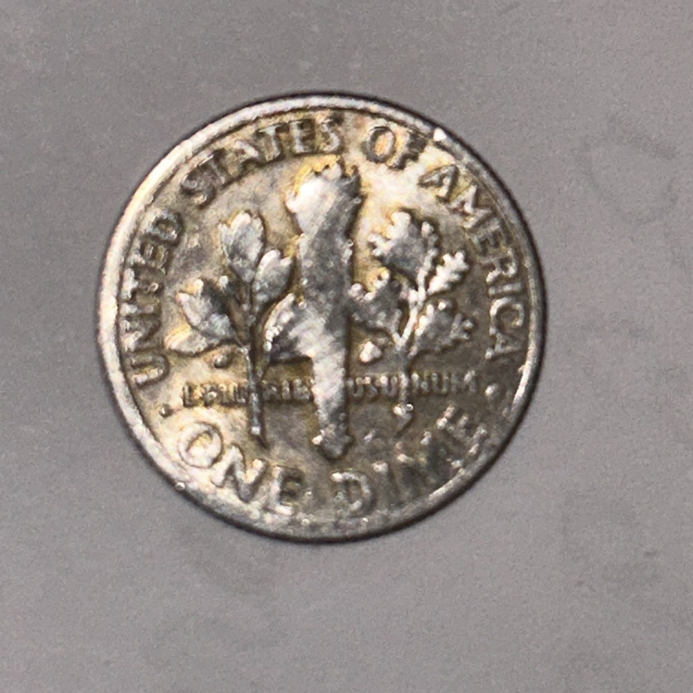 2006 D Roosevelt Dime Circulated Coin wirh some errors front and back