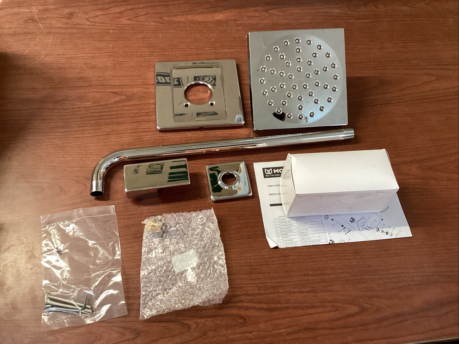 NEW Moen 2784 Kyvos 1 Handle Shower Valve, 6" Shower Trim Chrome B176