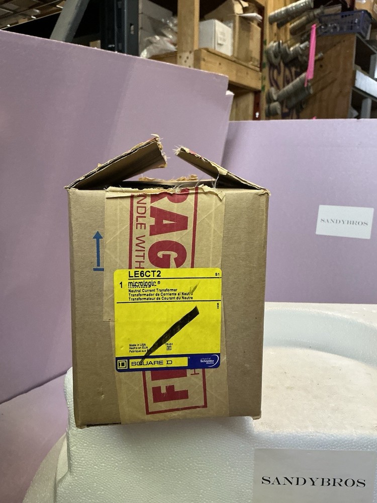 SQUARE D LE6CT2 MICROLOGIC NEUTRAL CURRENT TRANSFORMER NEW