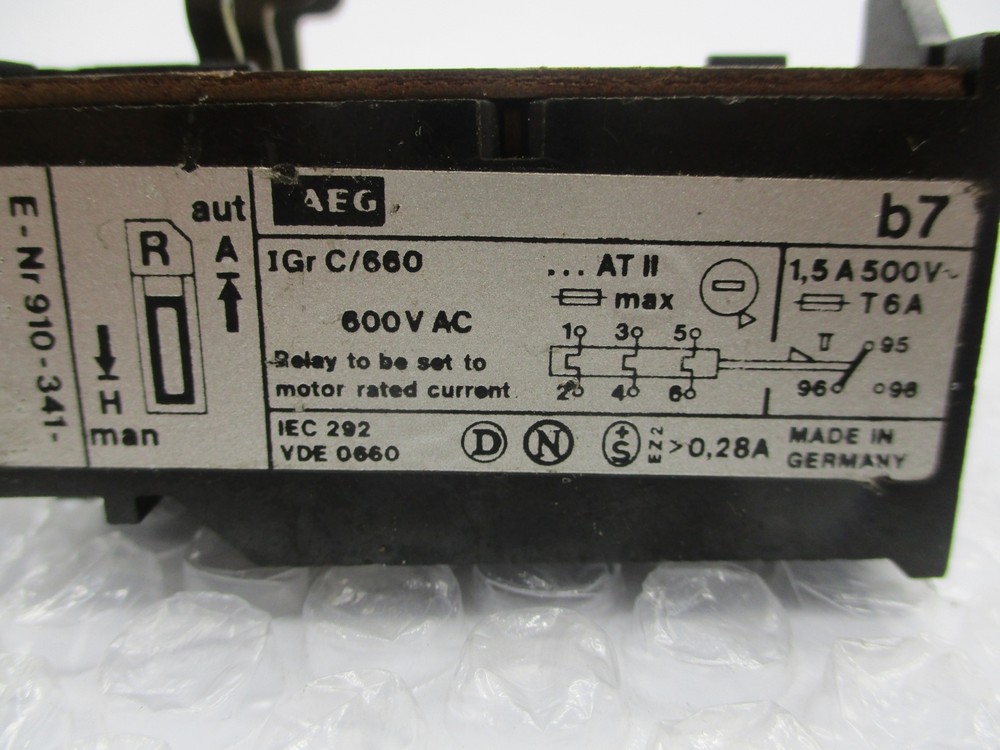 AEG B7 RELAY 5.6-8AMP UNMP