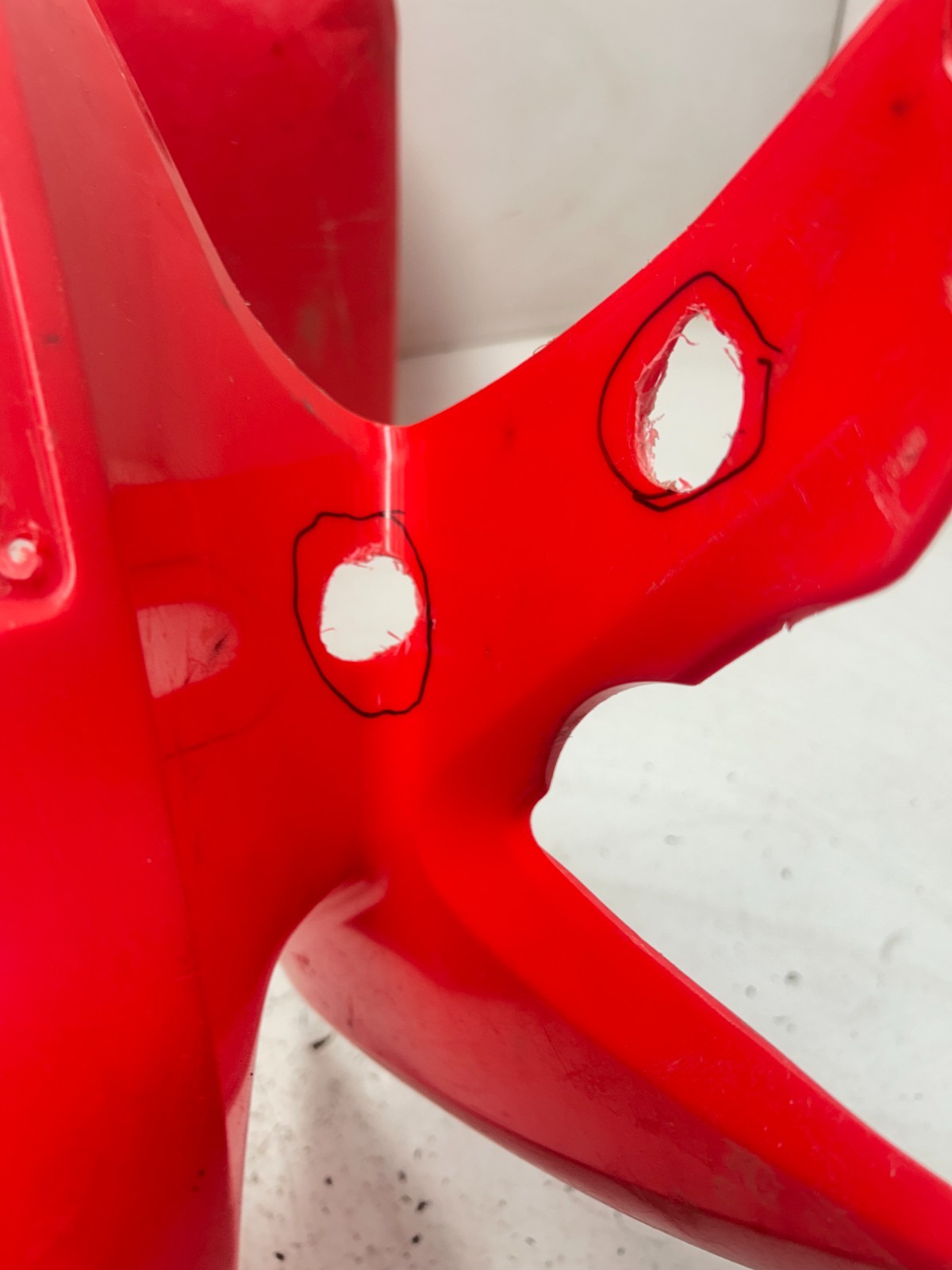 07 Honda Sportrax TRX250EX Trx 250 Ex OEM Plastic Fender Fairing READ DESCRIPTIO