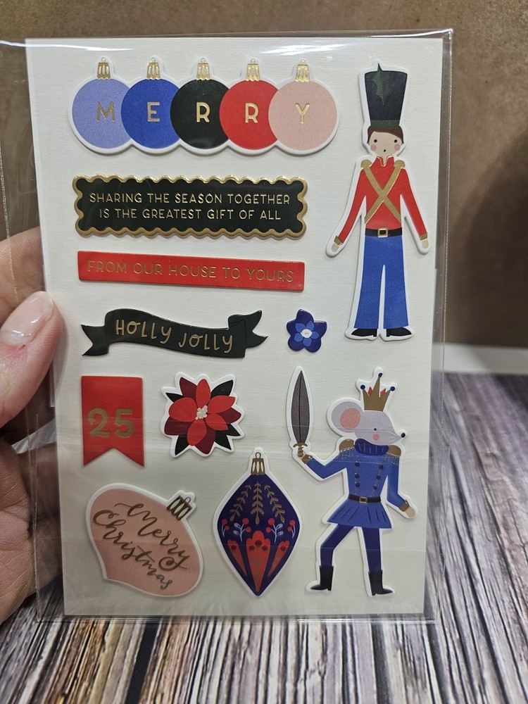 Spellbinders Printed Chipboard Stickers Die-Cuts - Nutcracker Ballet SCS300