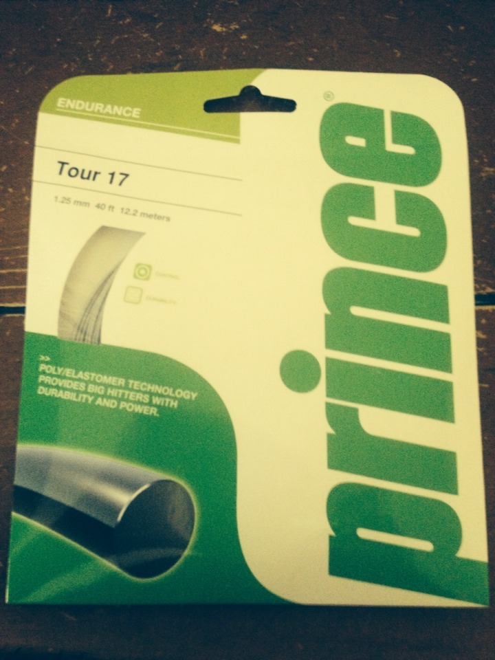 PRINCE Tour 17 Silver Tennis Strings (set)