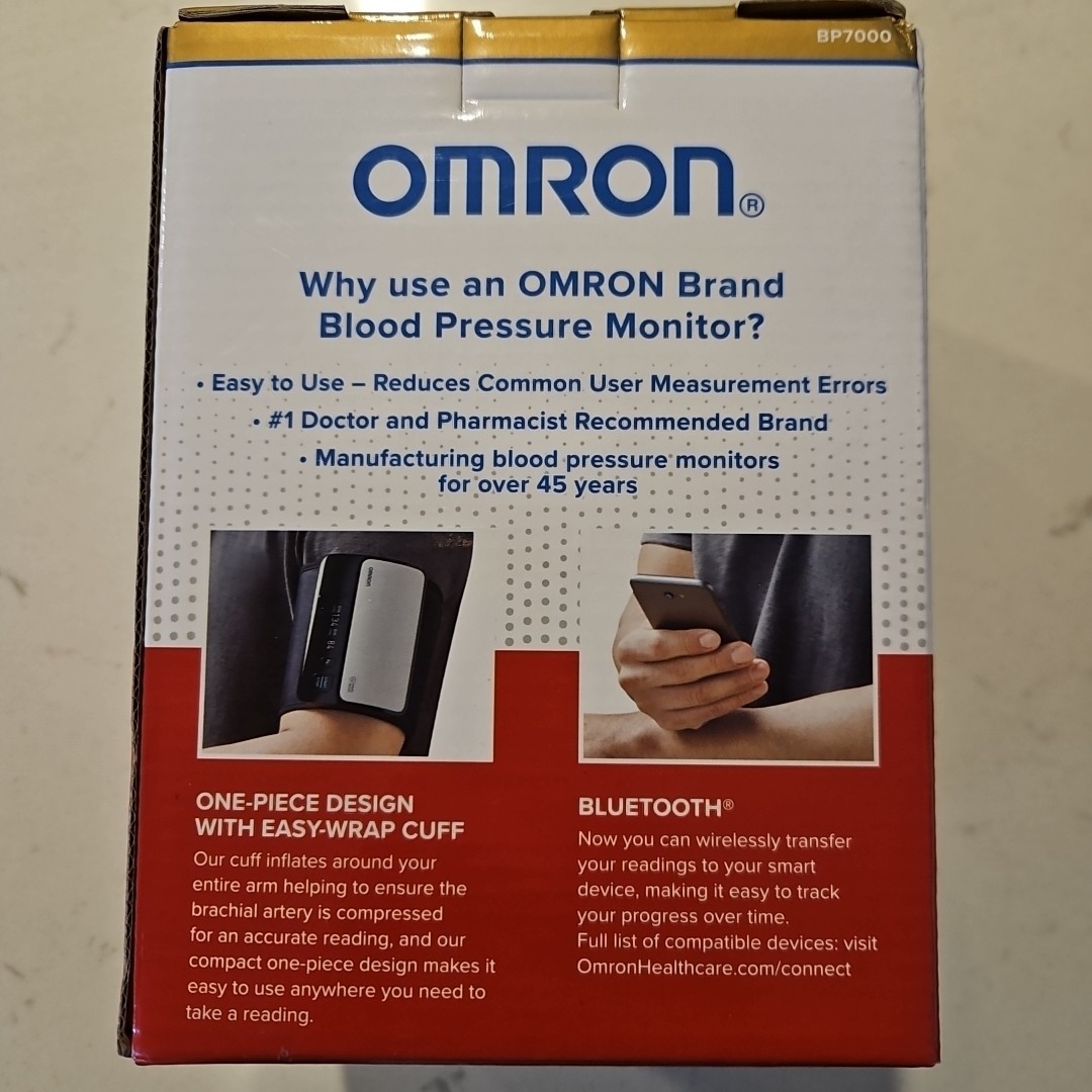 Omron Evolv Wireless Upper Arm Blood Pressure Monitor