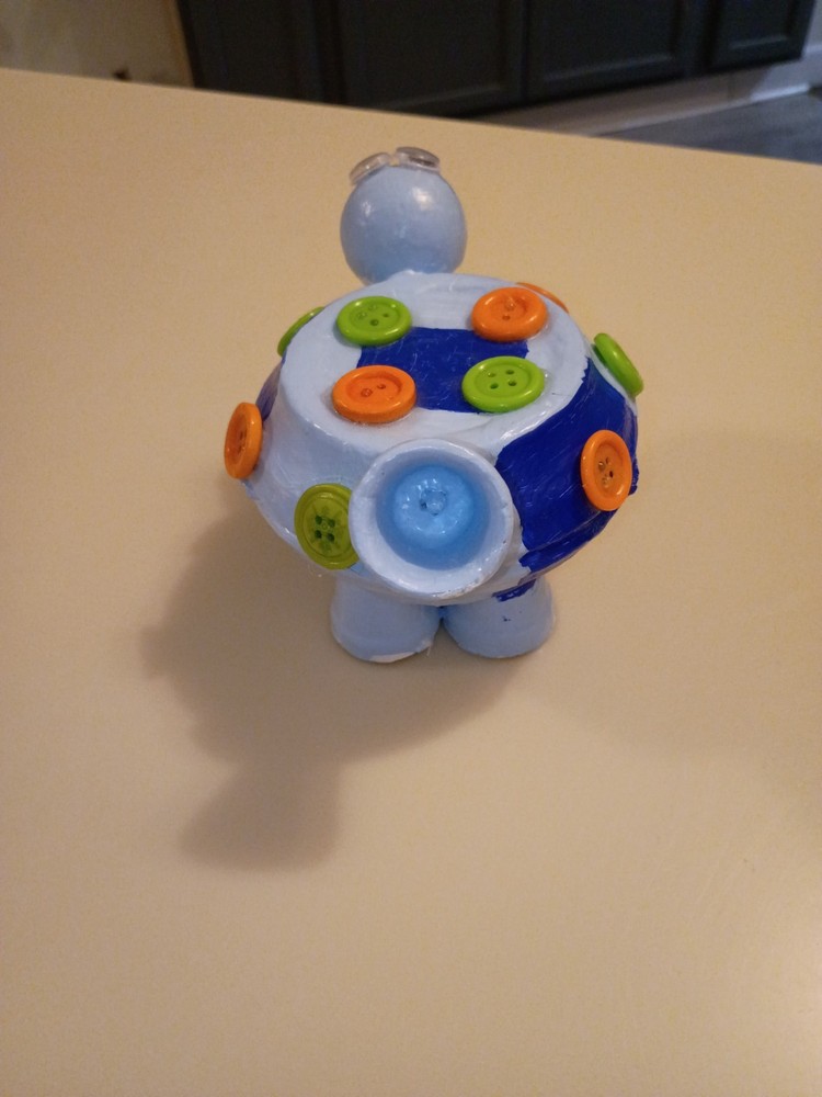 Handmade Blue Baby Turtle