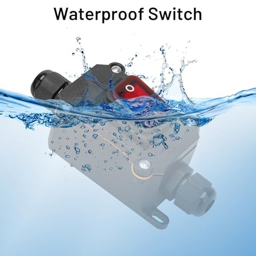 12V Inline Power Switch, 12AWG Power Header Switch SAE to SAE Cable Wiring