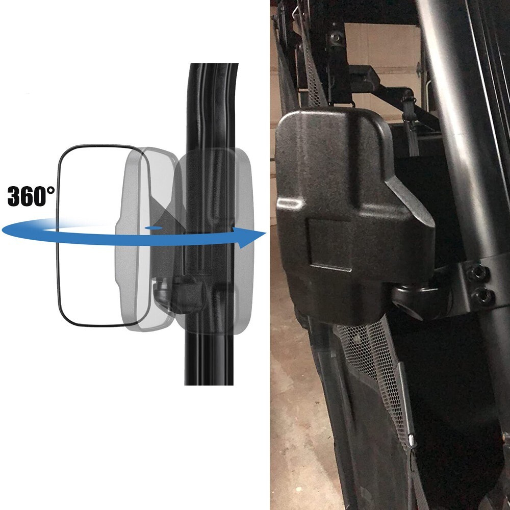 UTV Rear View Side Mirrors For Polaris Ranger 500 570 XP 900 1000 /General 1000