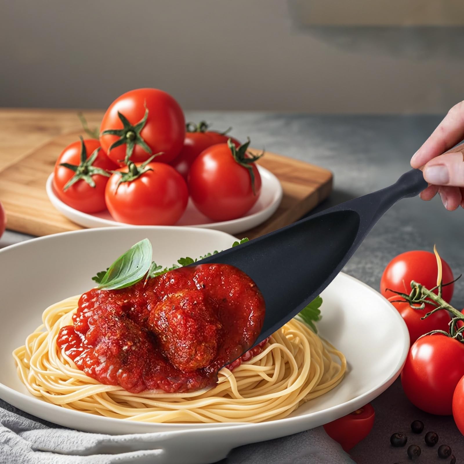 Cooking Spoon for Nonstick Cookwares, Multifunction Spatula Spoon, Great for ...