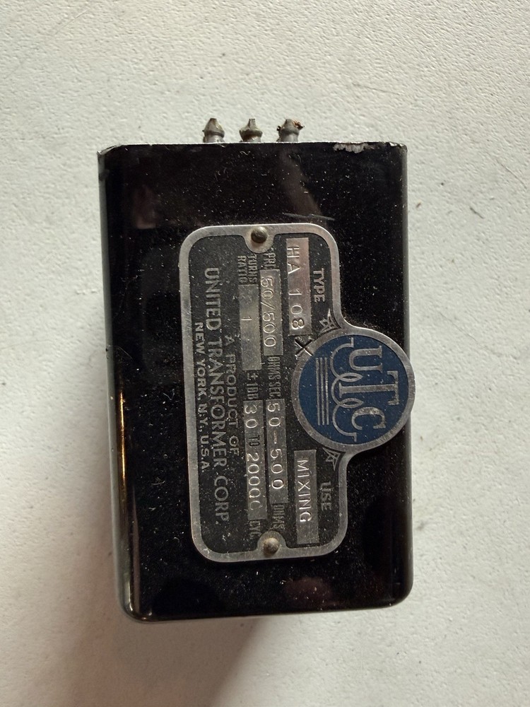 Utc Ha-108 Low Impedence Input Matching Transformer