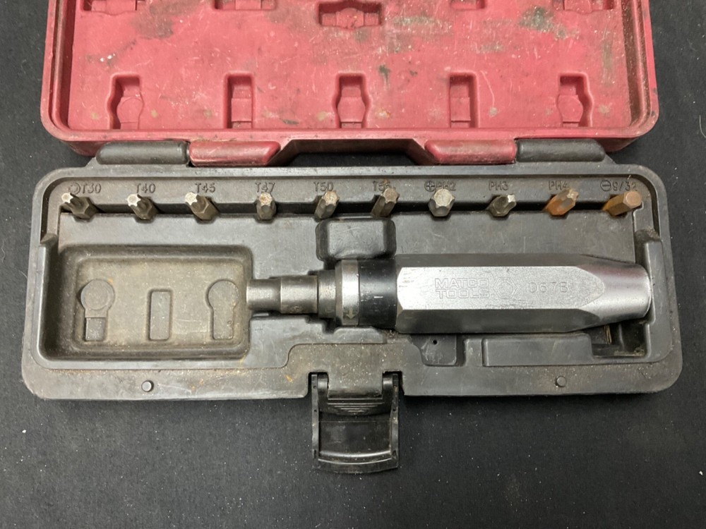 Matco Tools ID67B Hand Impact Driver Set in Case pro mechanic tool