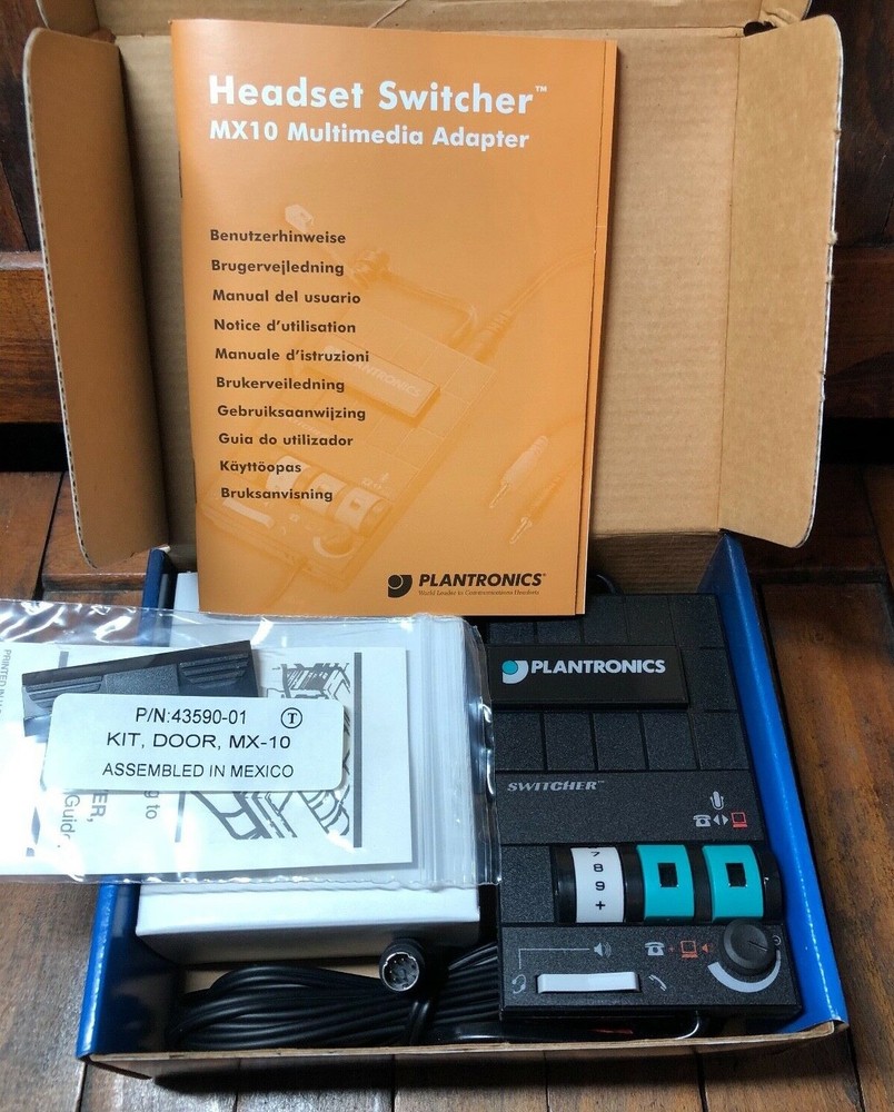 Plantronics Vista MX10/A Headset Switcher