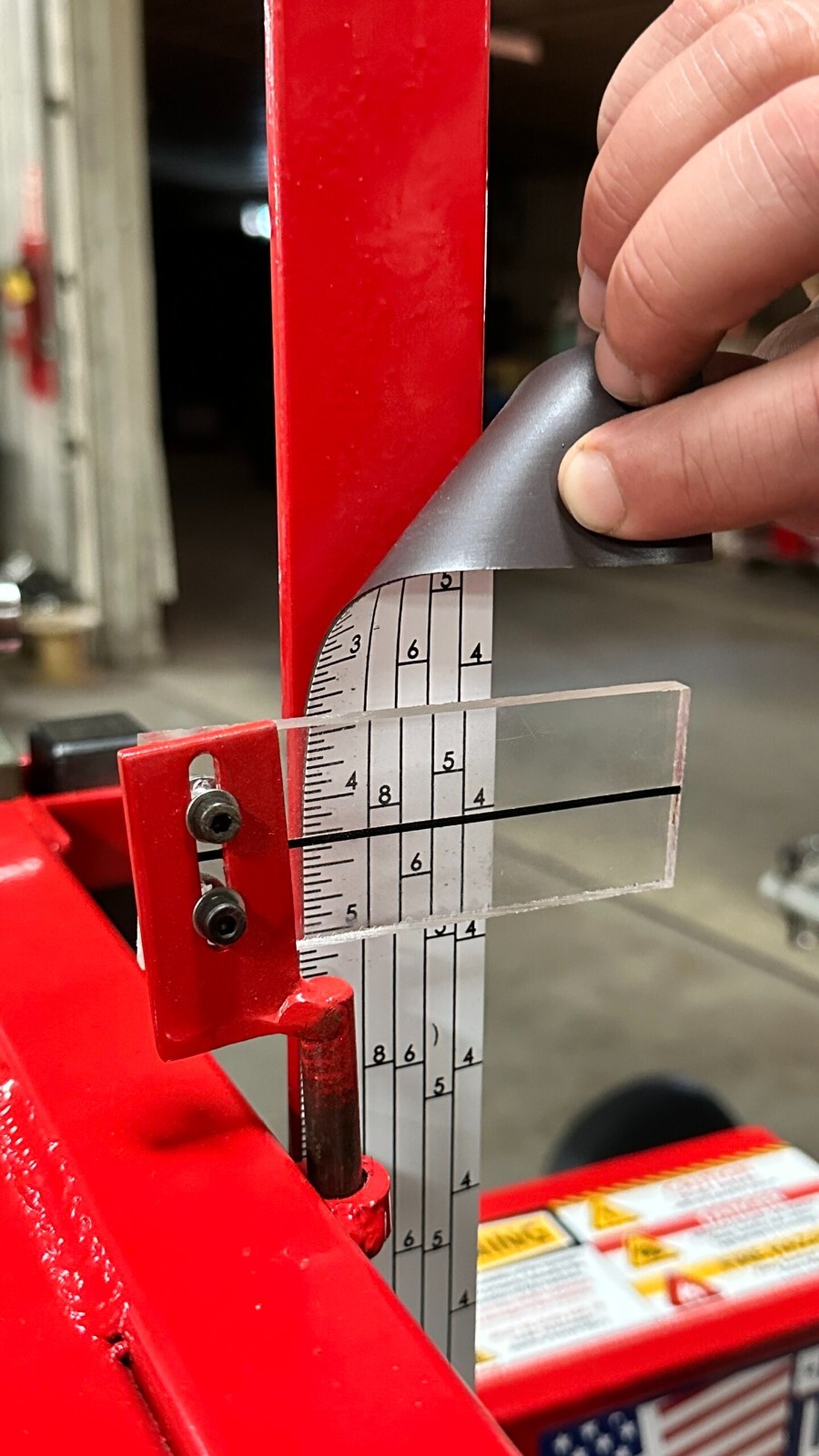 MAGNETIC quarter scale log ruler-Hud-Son Hunter/Sawyer/HFE/Oscar/Farmboss