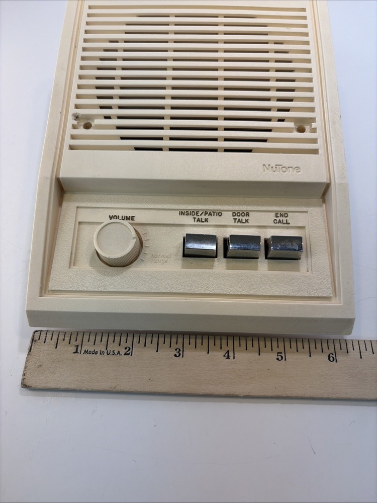 Nutone Bisque music intercom wall remote Untested